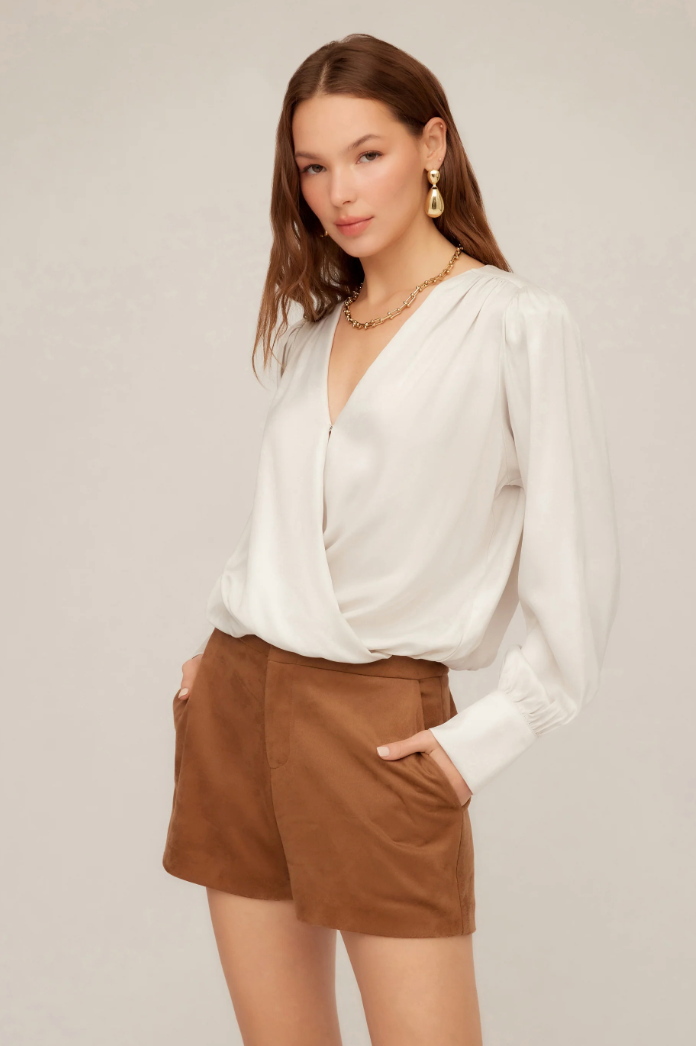 Ines Drape Front Top