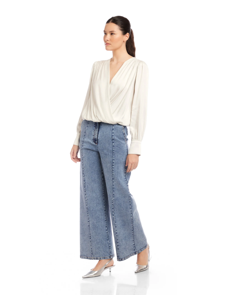 Ines Drape Front Top