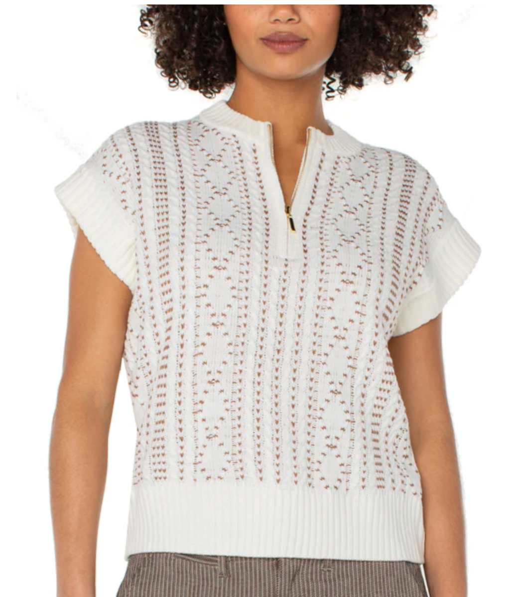 Cap Sleeve 1/2 Sweater