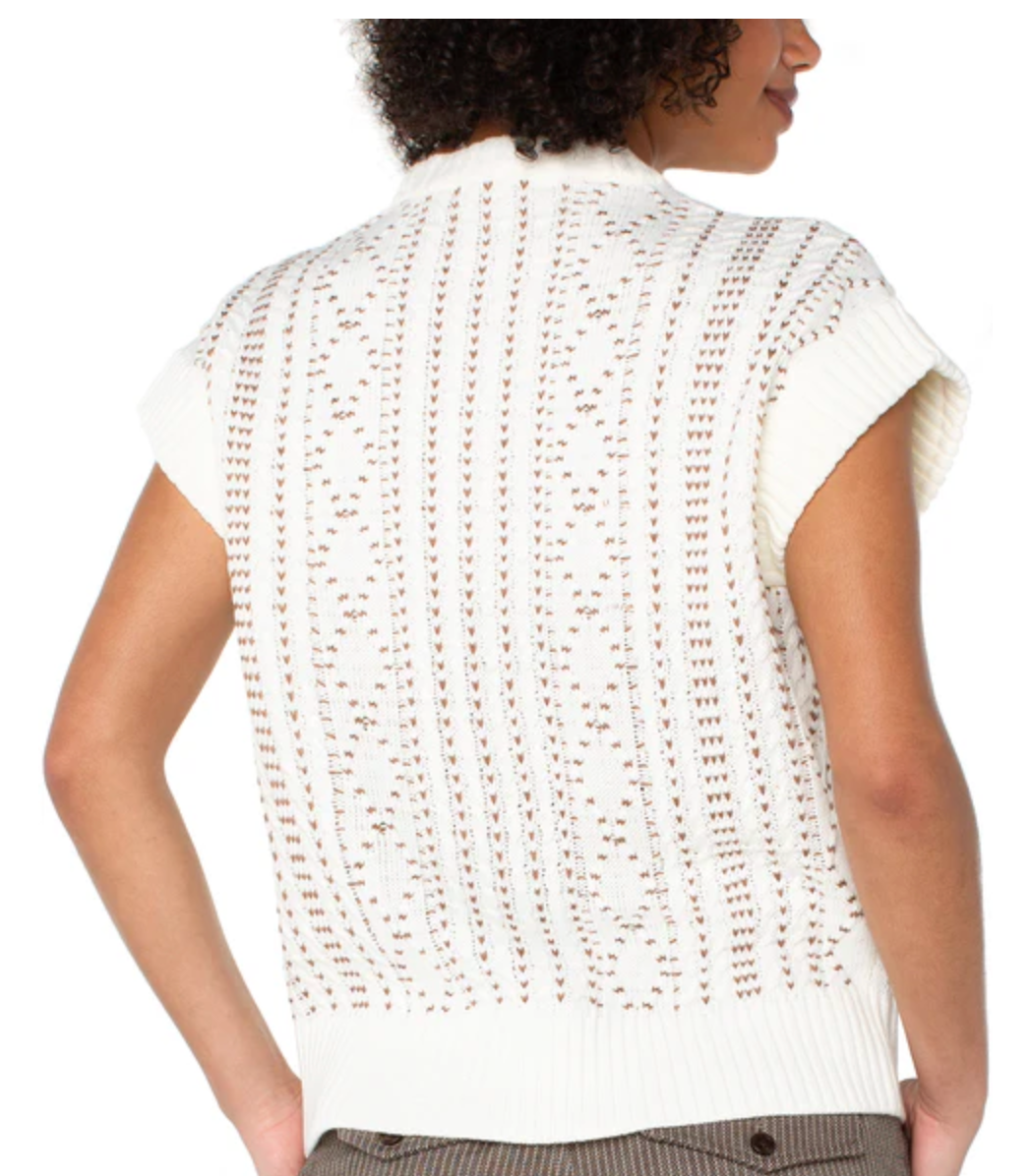 Cap Sleeve 1/2 Sweater