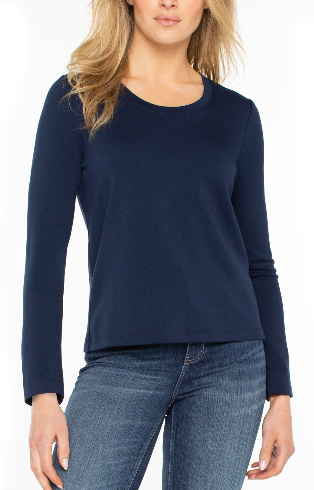 L/S Scoop Neck Top