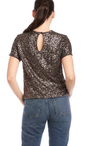 Stacey Sequin Top