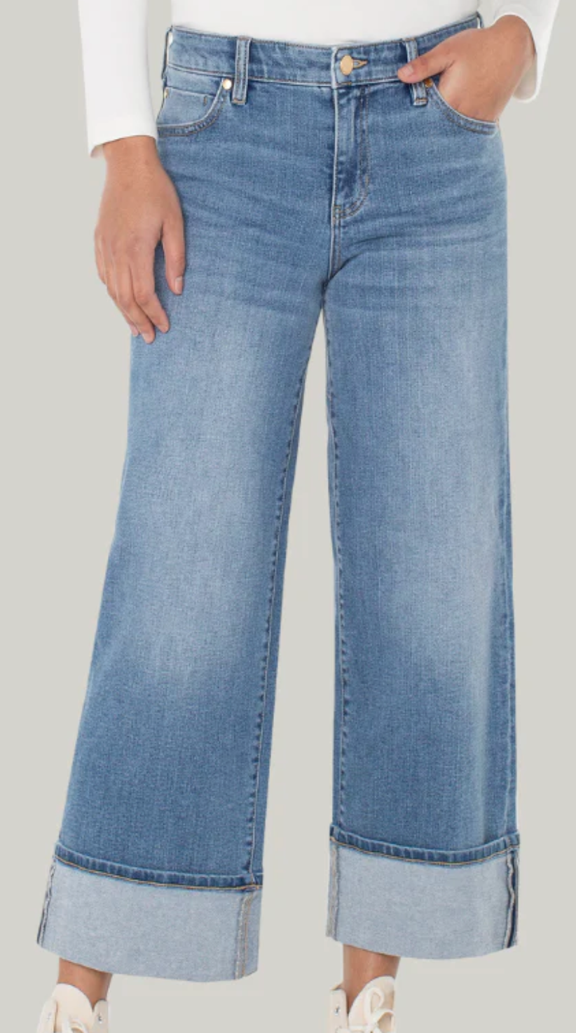 Morgan Cuffed Wide Leg