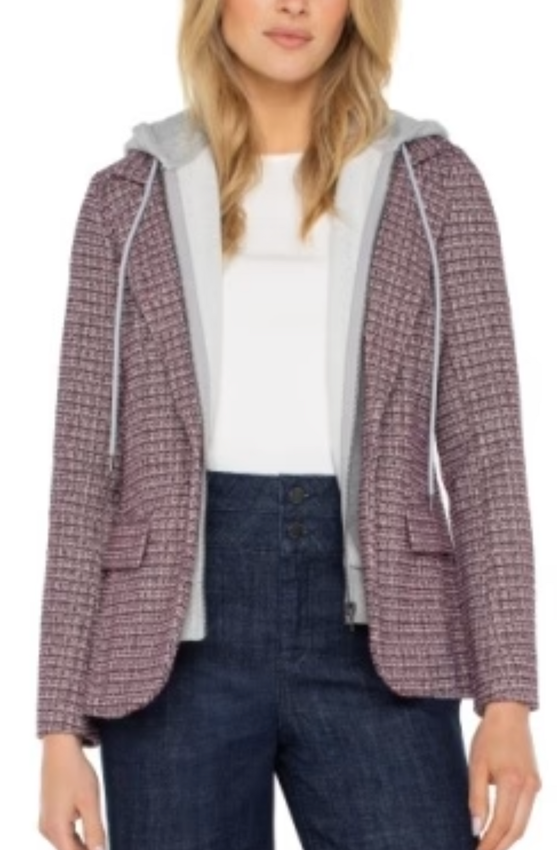 Boyfriend Blazer w/ Removable Hood