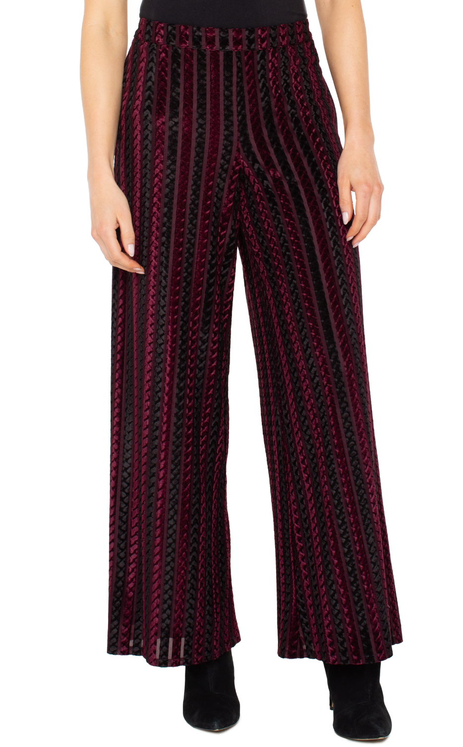Pull-on Wide Leg Pants