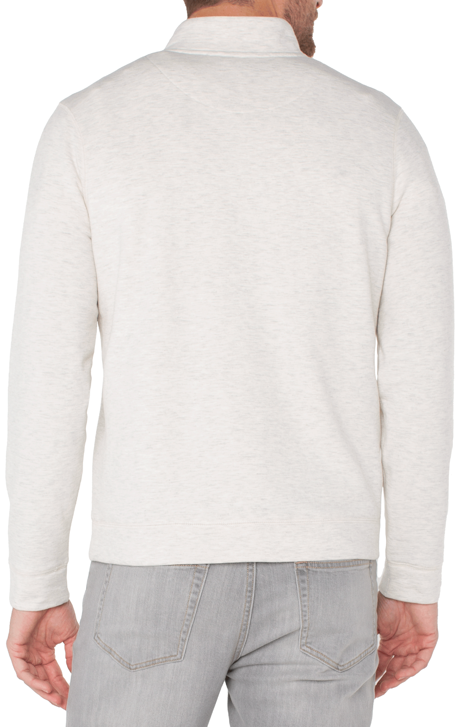 Mock Neck Placket Pullover