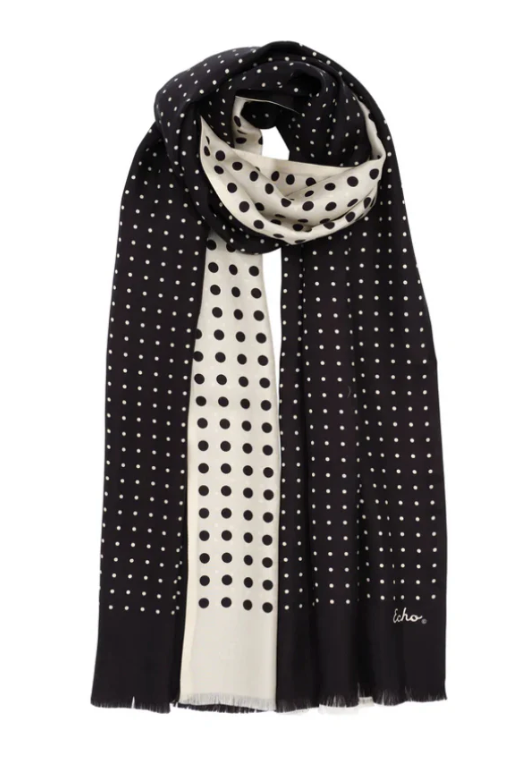 Silk Dot Scarf