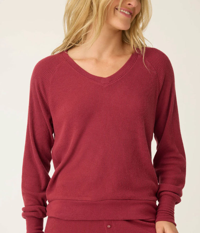 Textured Essential L/S Top