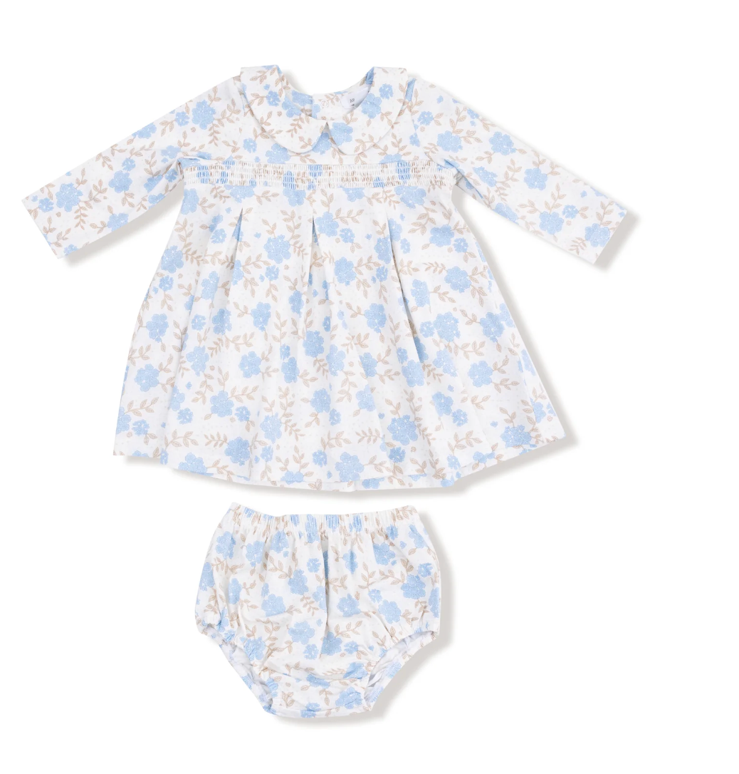 L/S Peter Pan Collar w/Diaper Cover