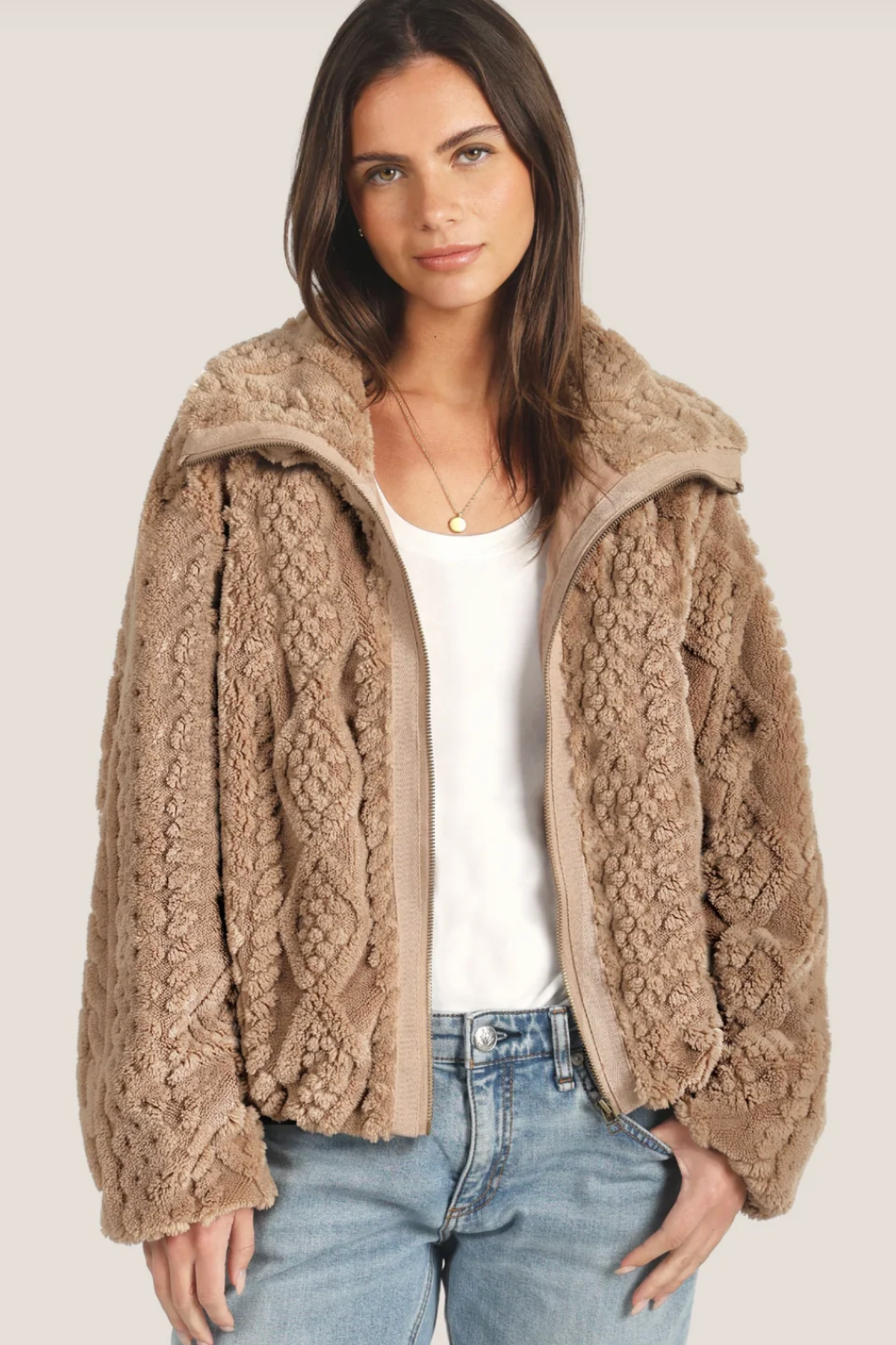 So Cozy Cable Jacket