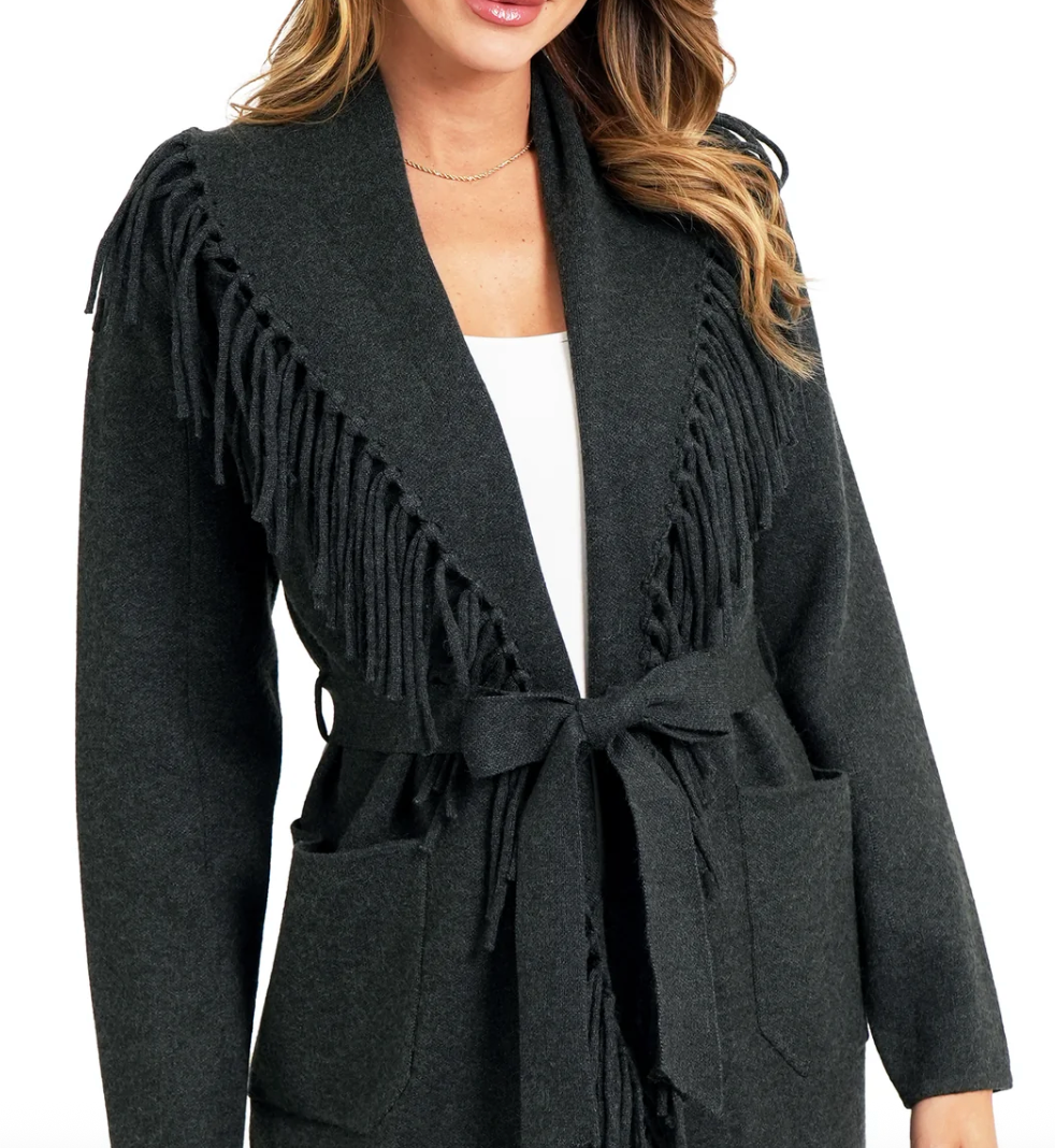 Caroline Fringe Coat