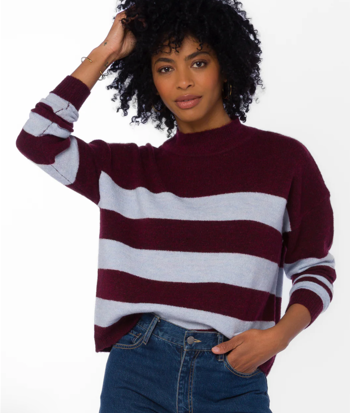 Belinda Bordeaux Sweater