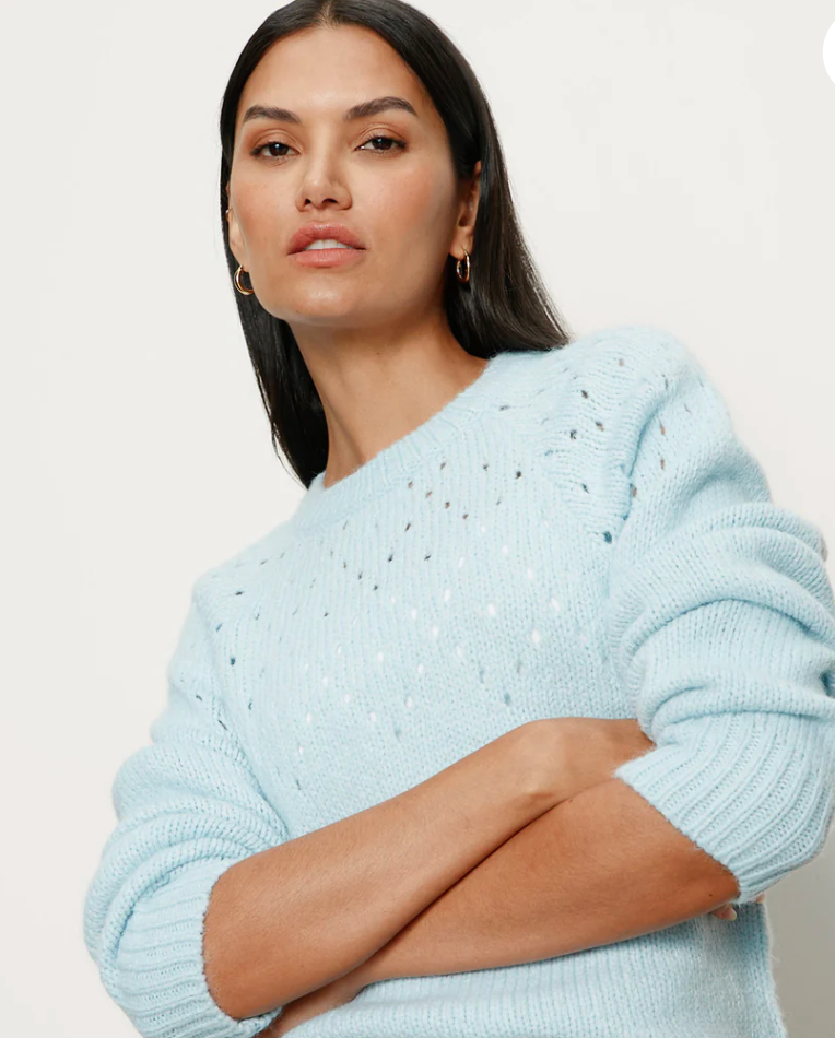 Femme Openwork Sweater