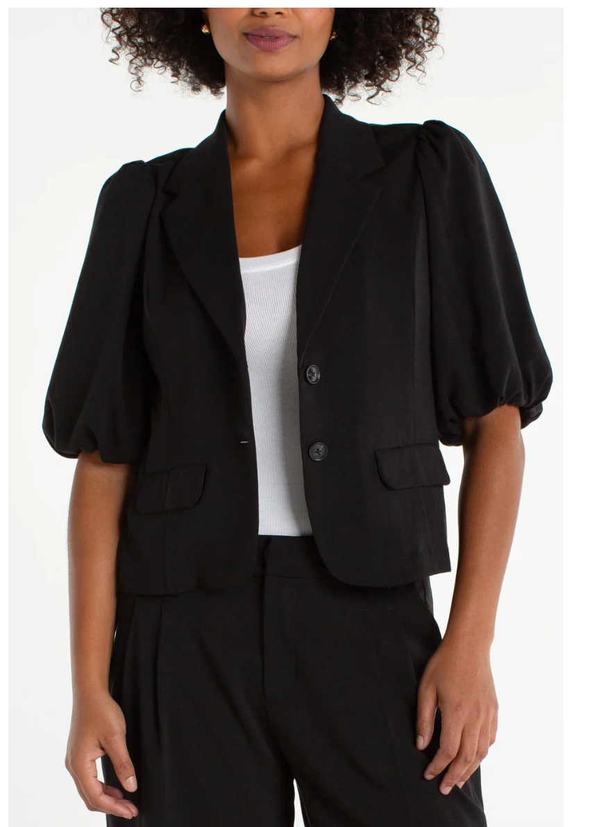 Balloon Sleeve Blazer