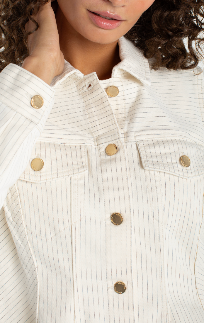 Fit and Flare Trucker Jacket