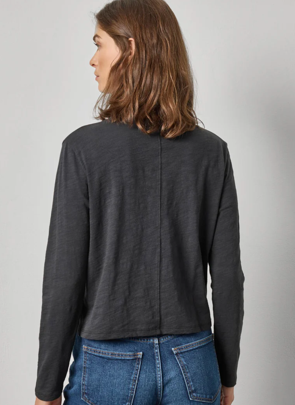 L/S Cropped Boyfriend