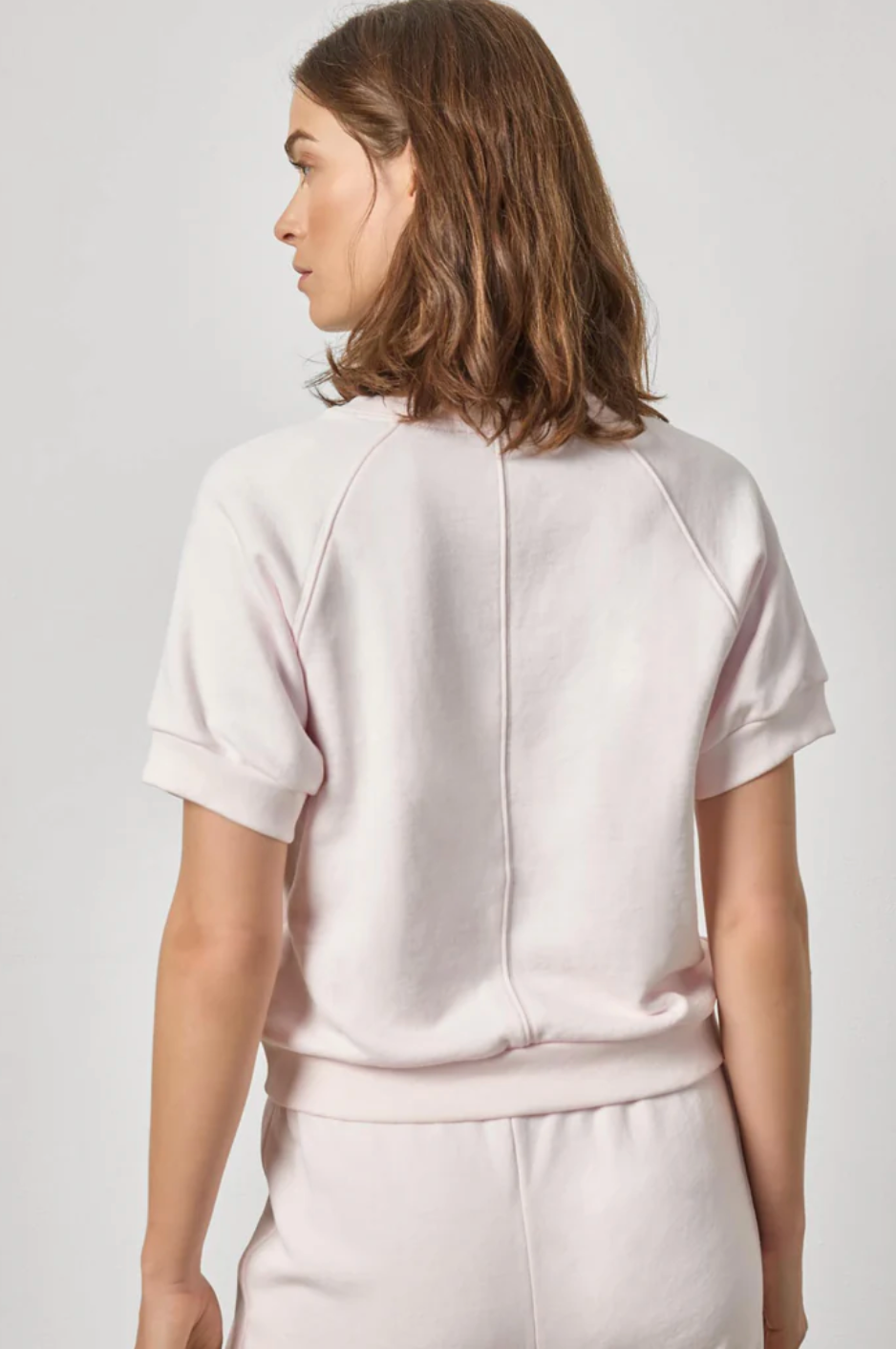 Short Sleeve Terry Sweatshirt