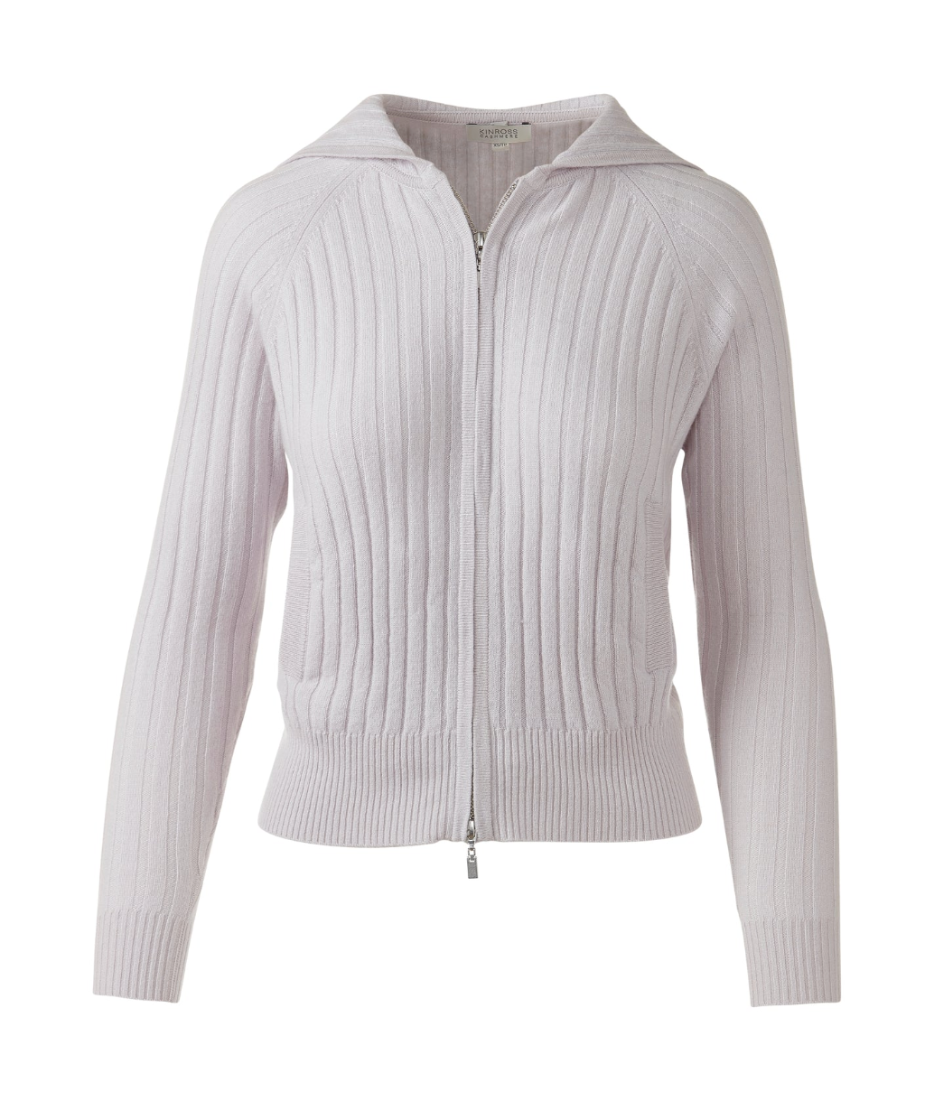 Raglan Rib Zip Hoodie