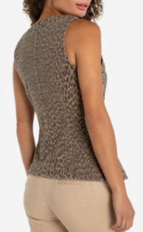 Crew Neck Split Vest