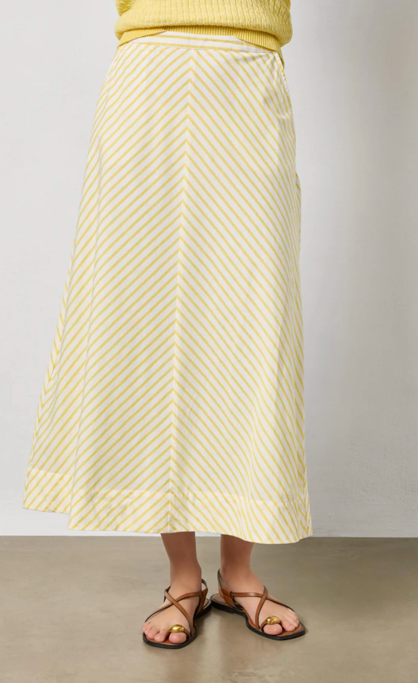 Stripe Maxi Skirt