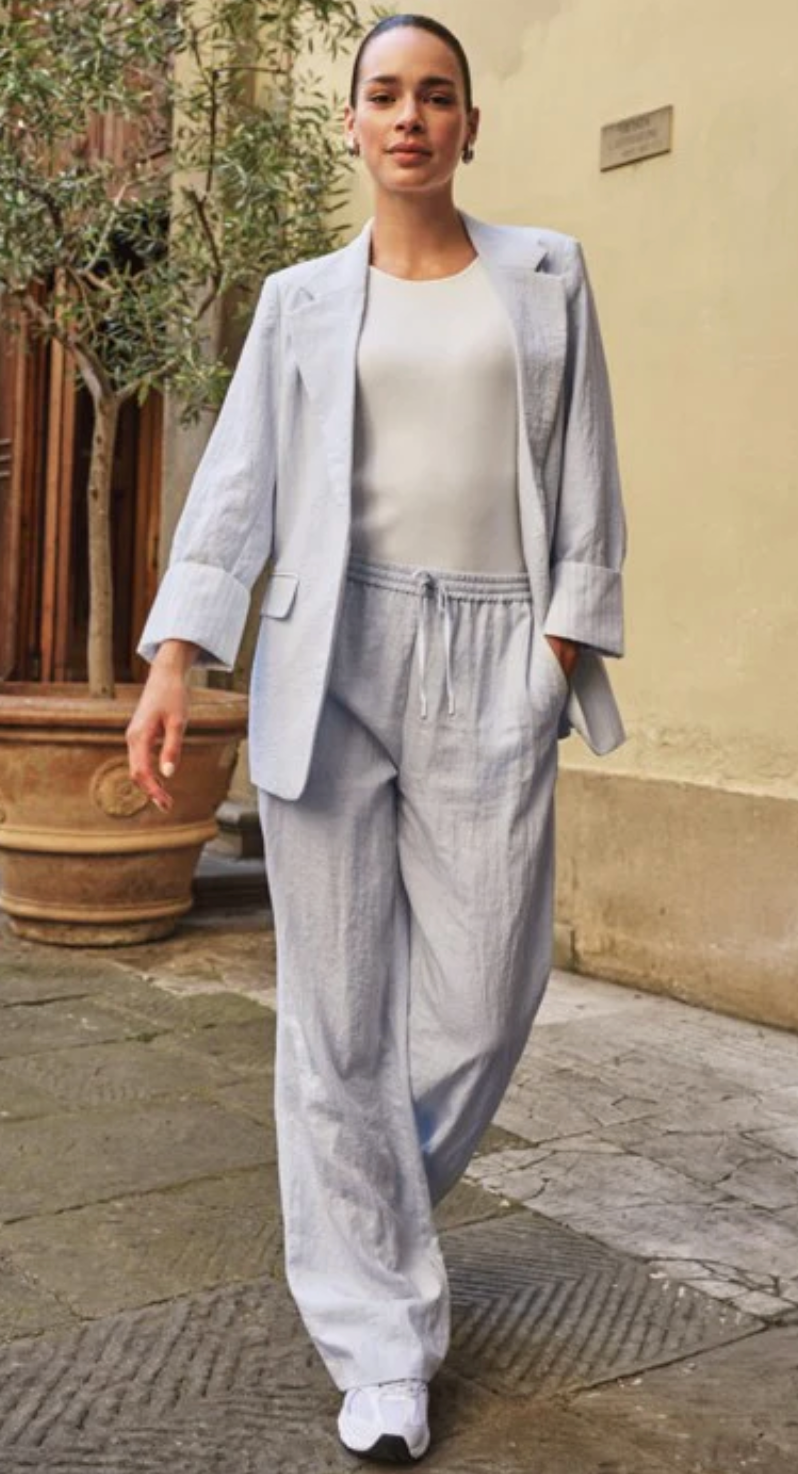 Wide Leg Drawstring Pants