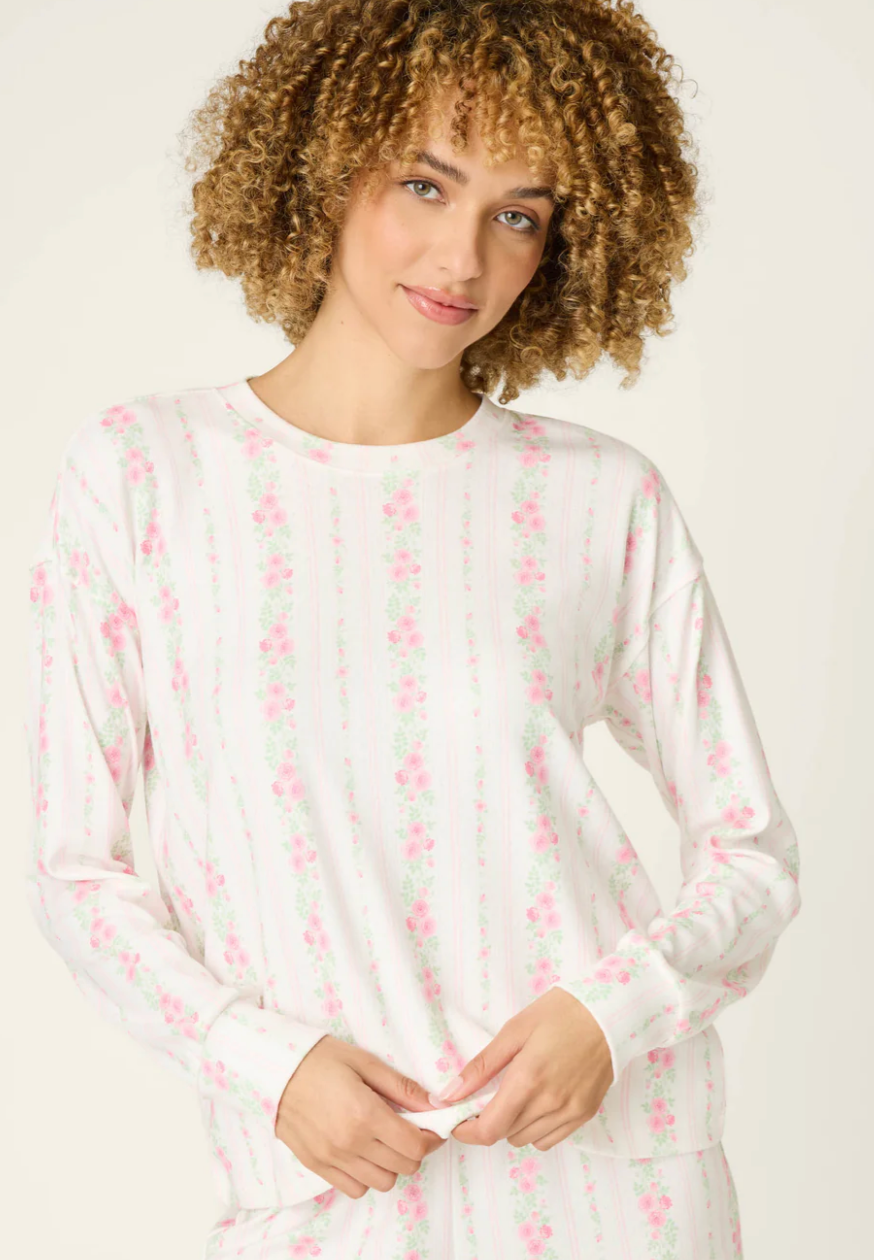 Roses are Pink L/s Top