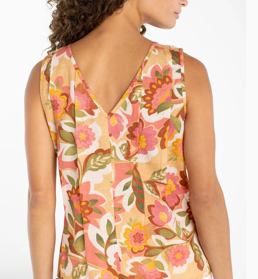 Woven Blouse w/Pintucks
