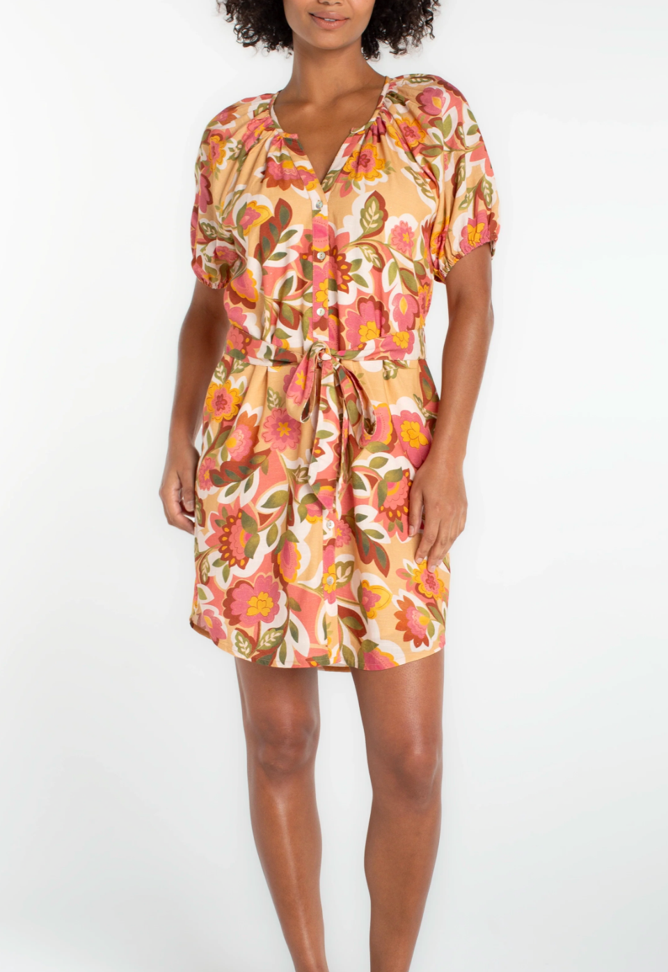 Button Front Dress