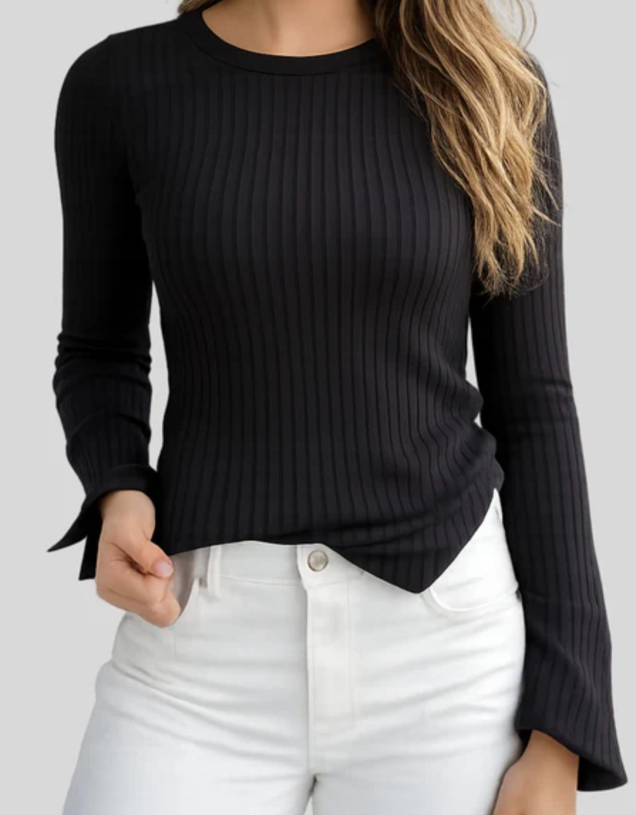 Scoop Neck Knit Top