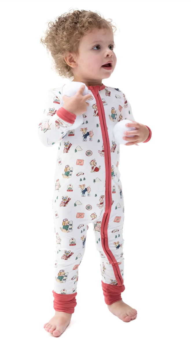 Winter Sports Dog Romper