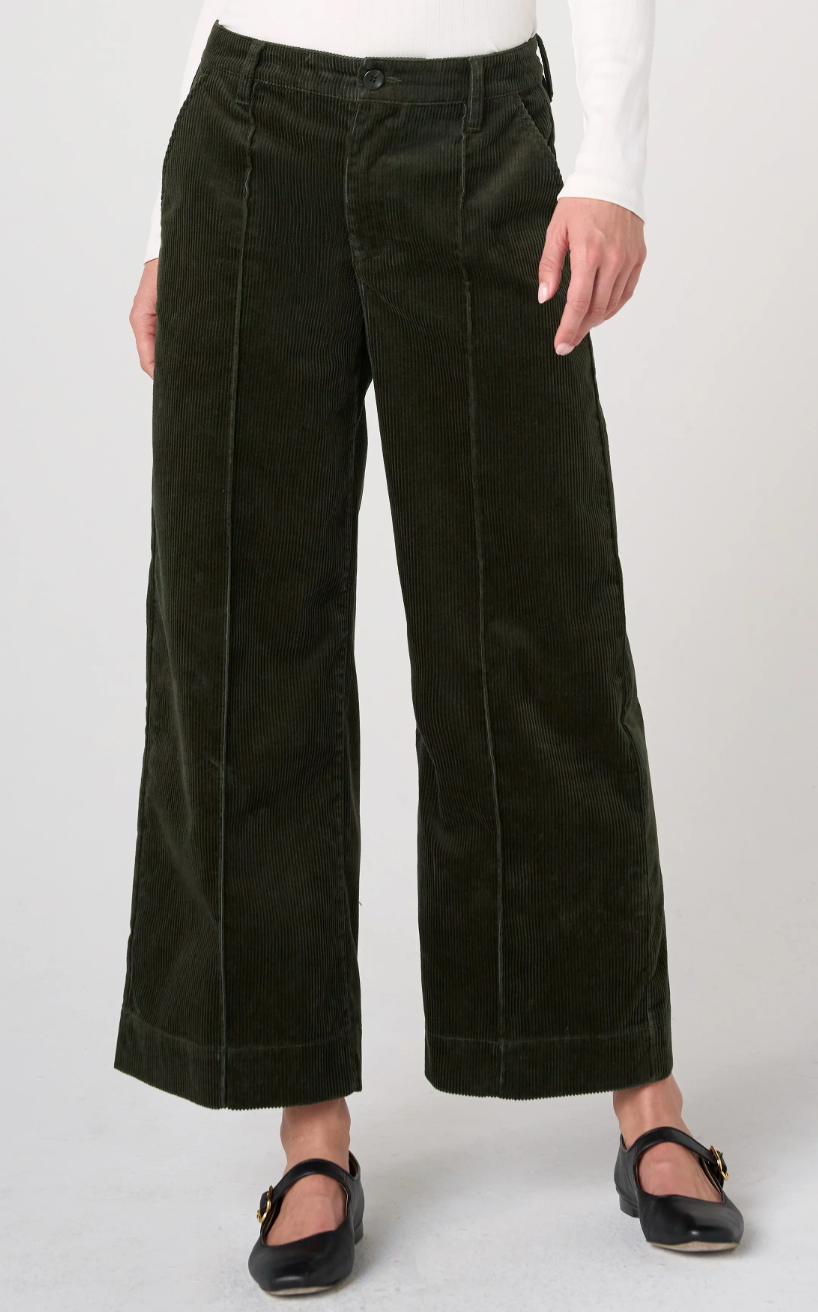 Crop Wide Leg w/Pintuck