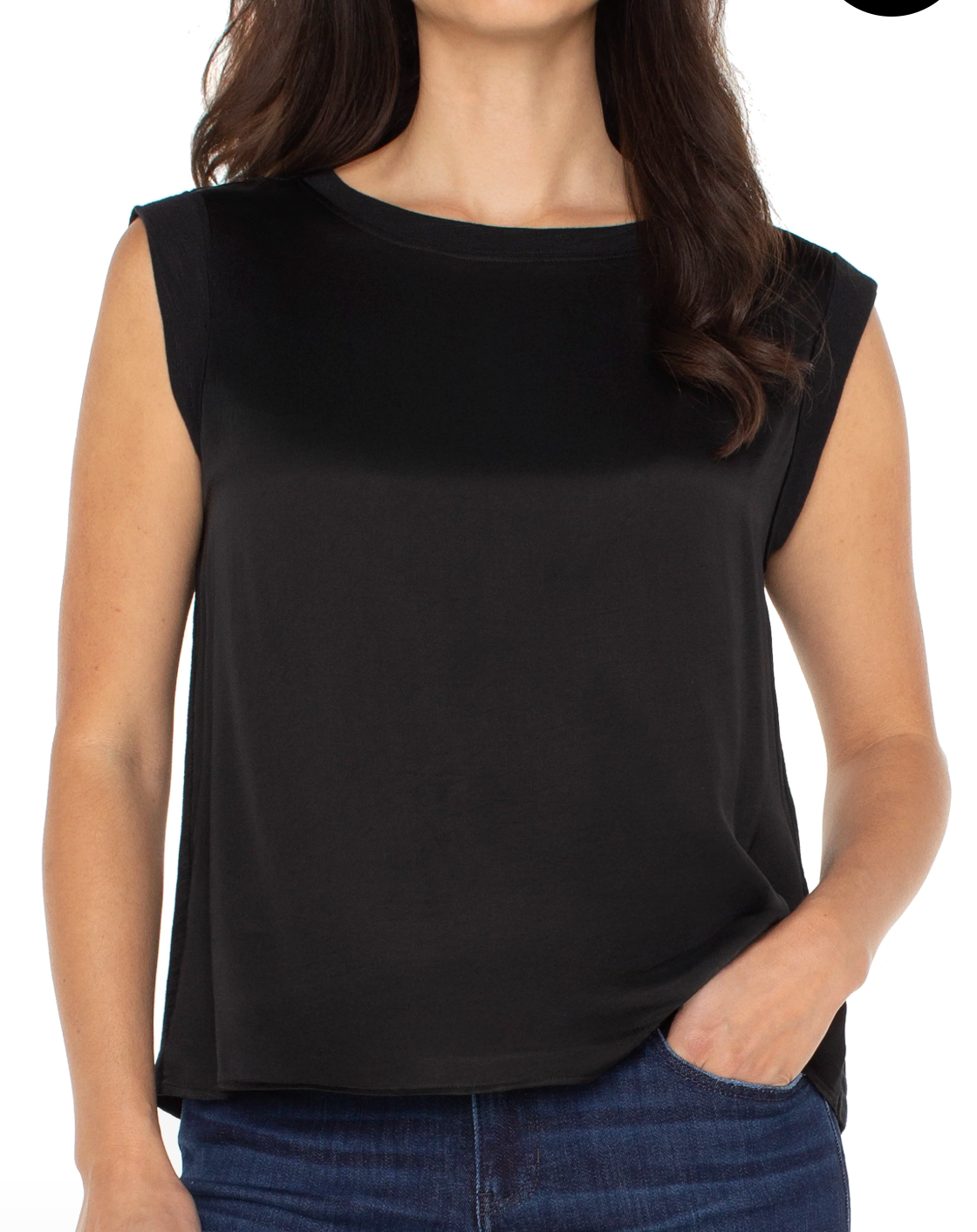 Woven Knit Top