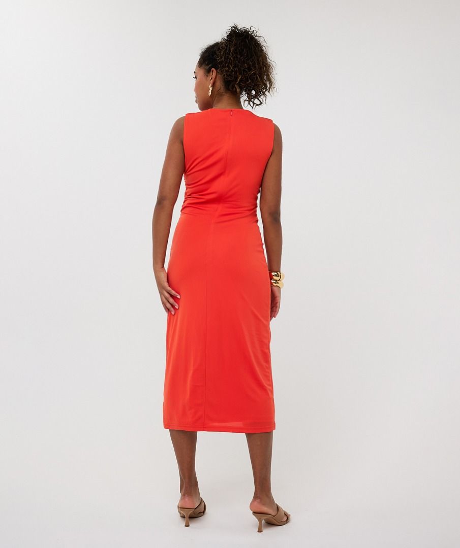 Sleeveless Gathering Dress