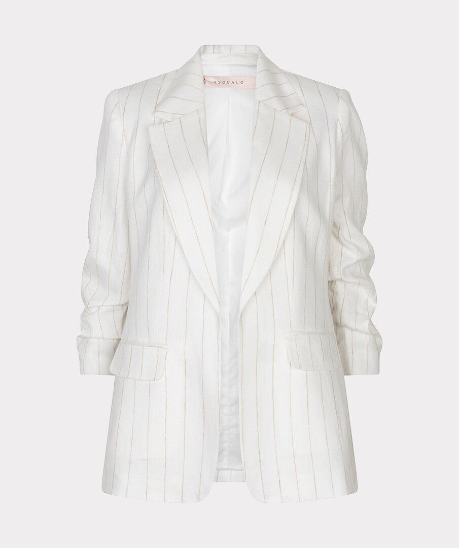 Linen Striped Blazer