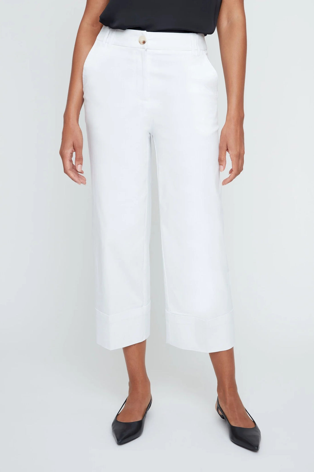 Cropped Woven Pants