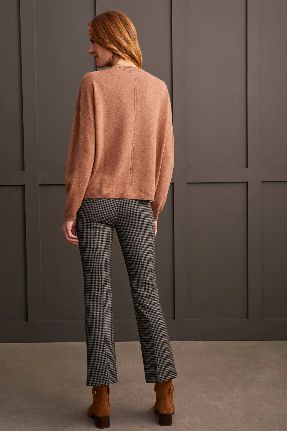 L/S V-Neck Pointelle Sweater