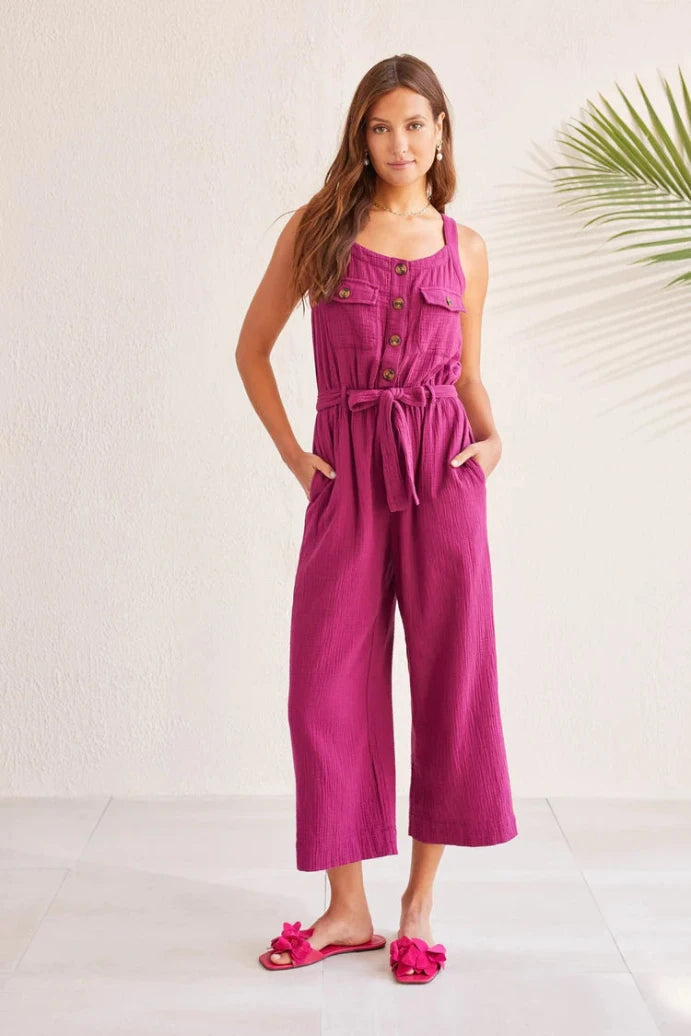 Jumpsuit w/ Sash