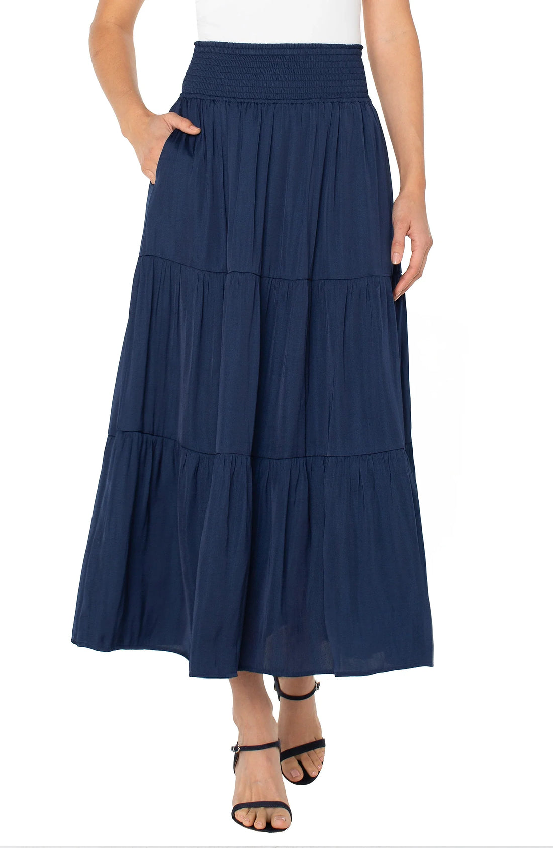 Tiered Maxi Skirt