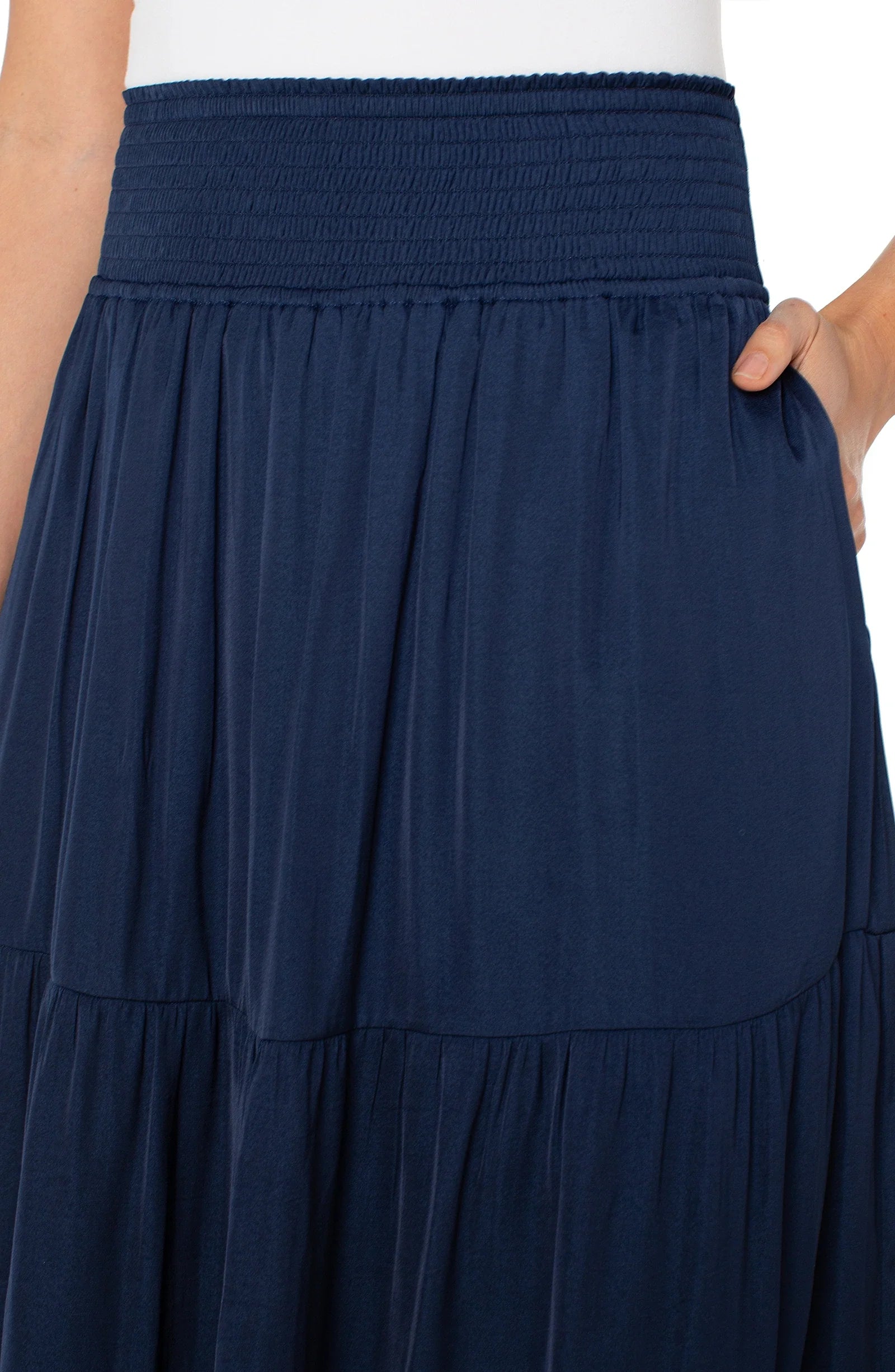 Tiered Maxi Skirt
