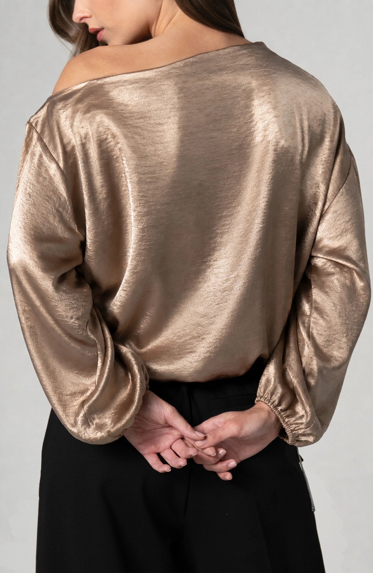One Shoulder Sleeve Top