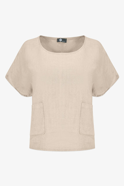 S/S Top with Pockets