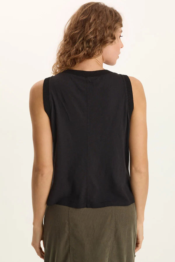Embroidered Katrine Tank