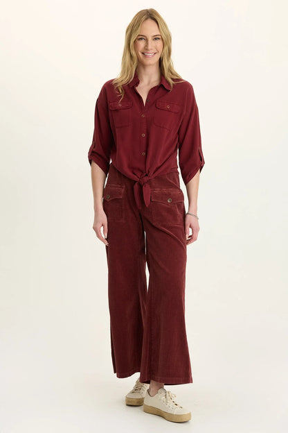 Tyrell Tie-Front Blouse