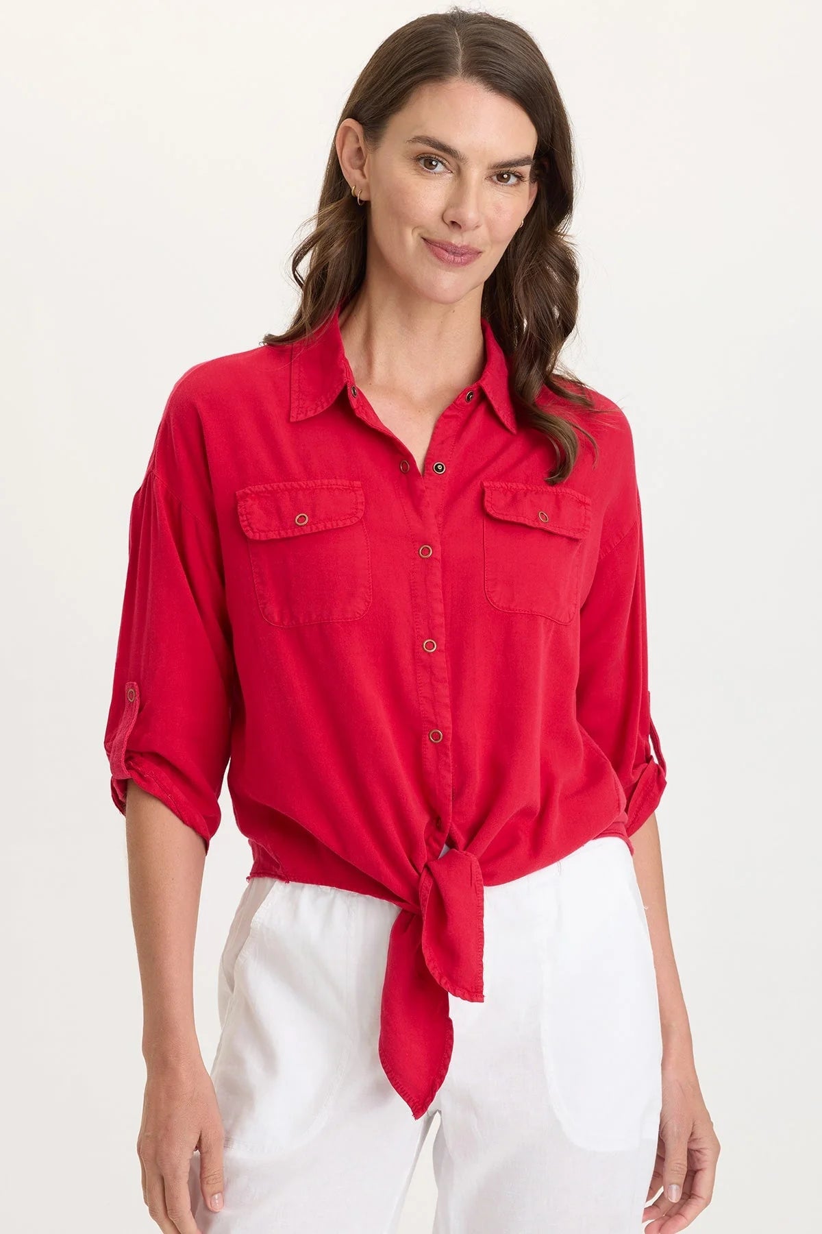 Tyrell Tie-Front Top