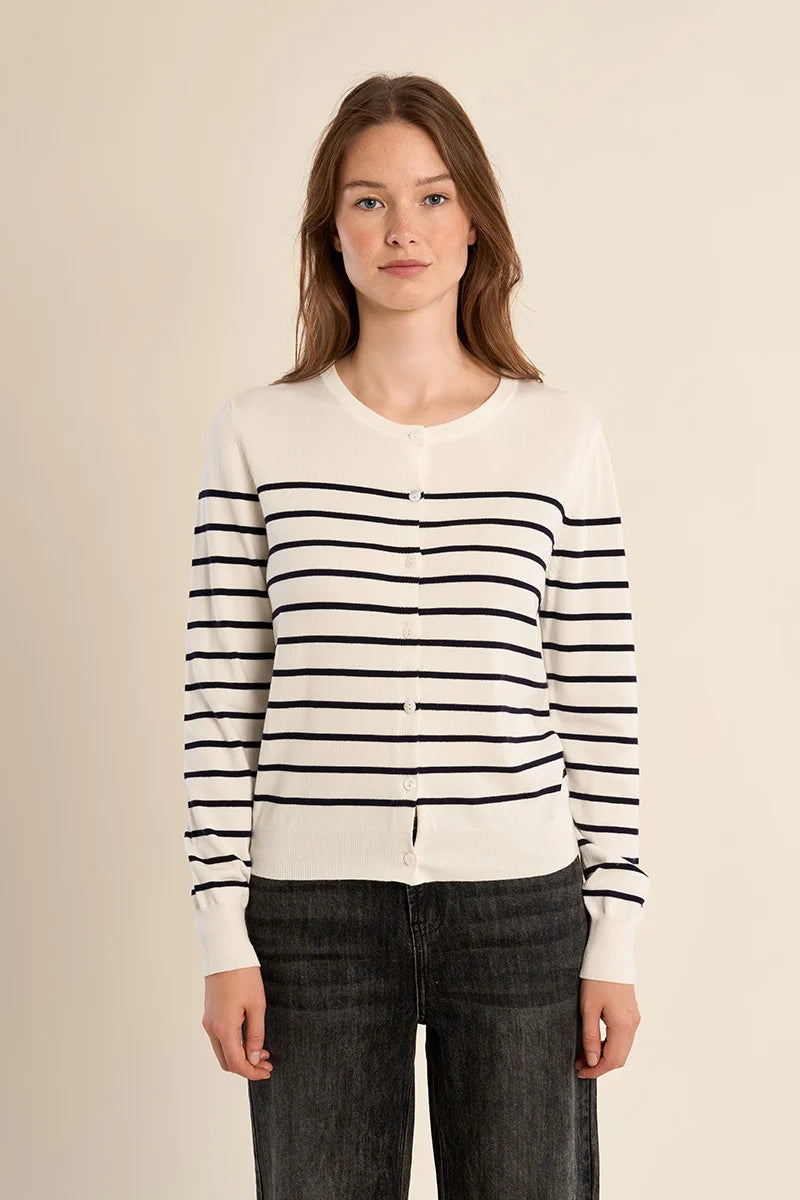 Striped Cardigan