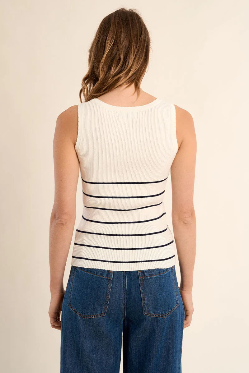 Ribbed Sailor Tank