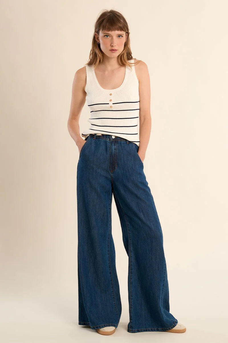 Ribbed Sailor Tank