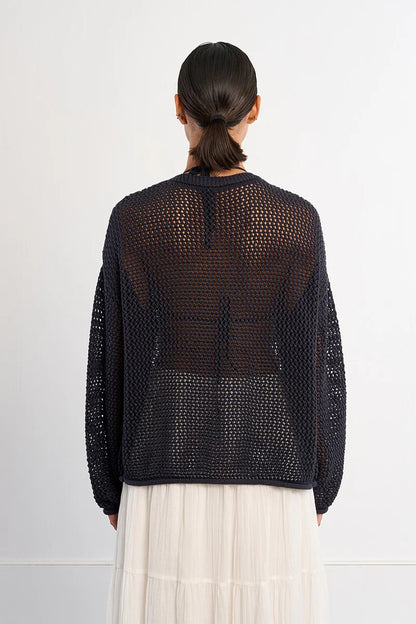 Open-Knit Cardigan