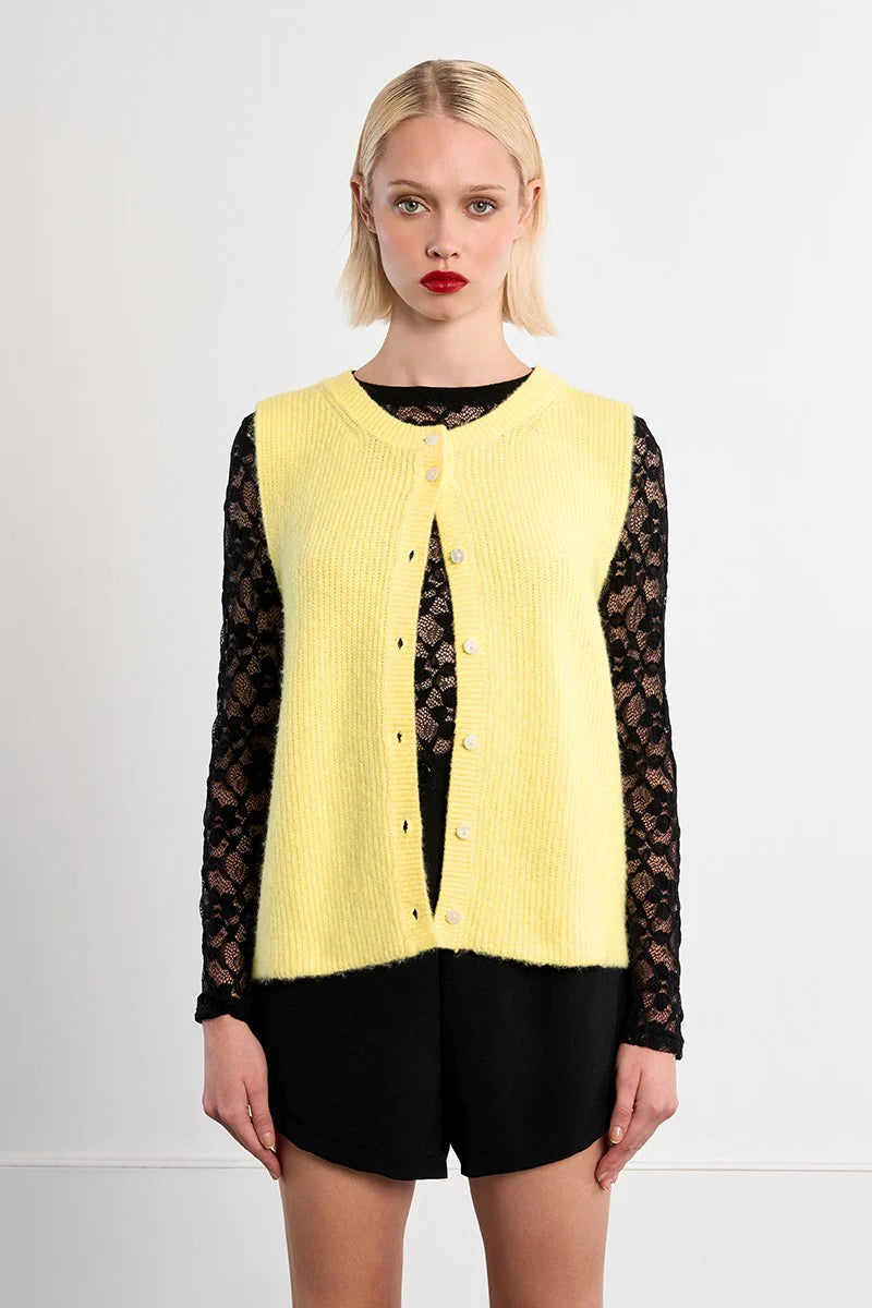 Sleeveless Cardigan