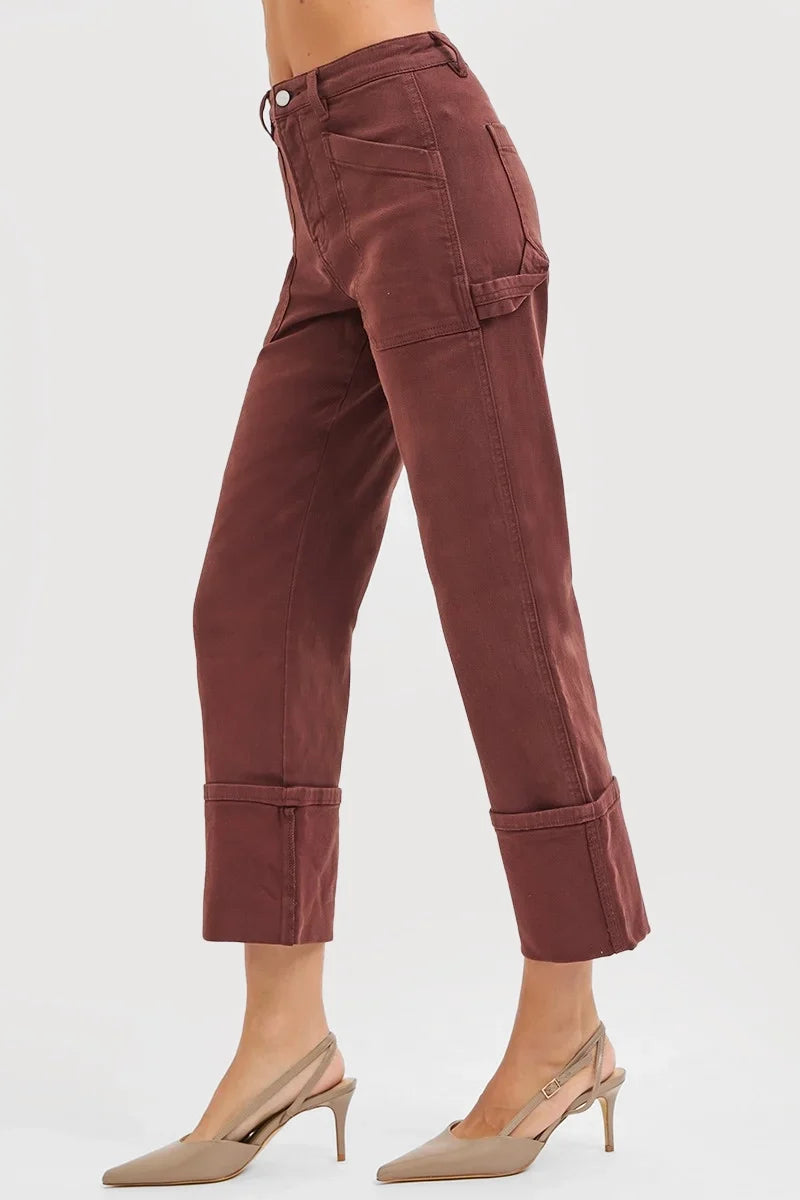 High Rise Cuffed w/ Patch Pkts